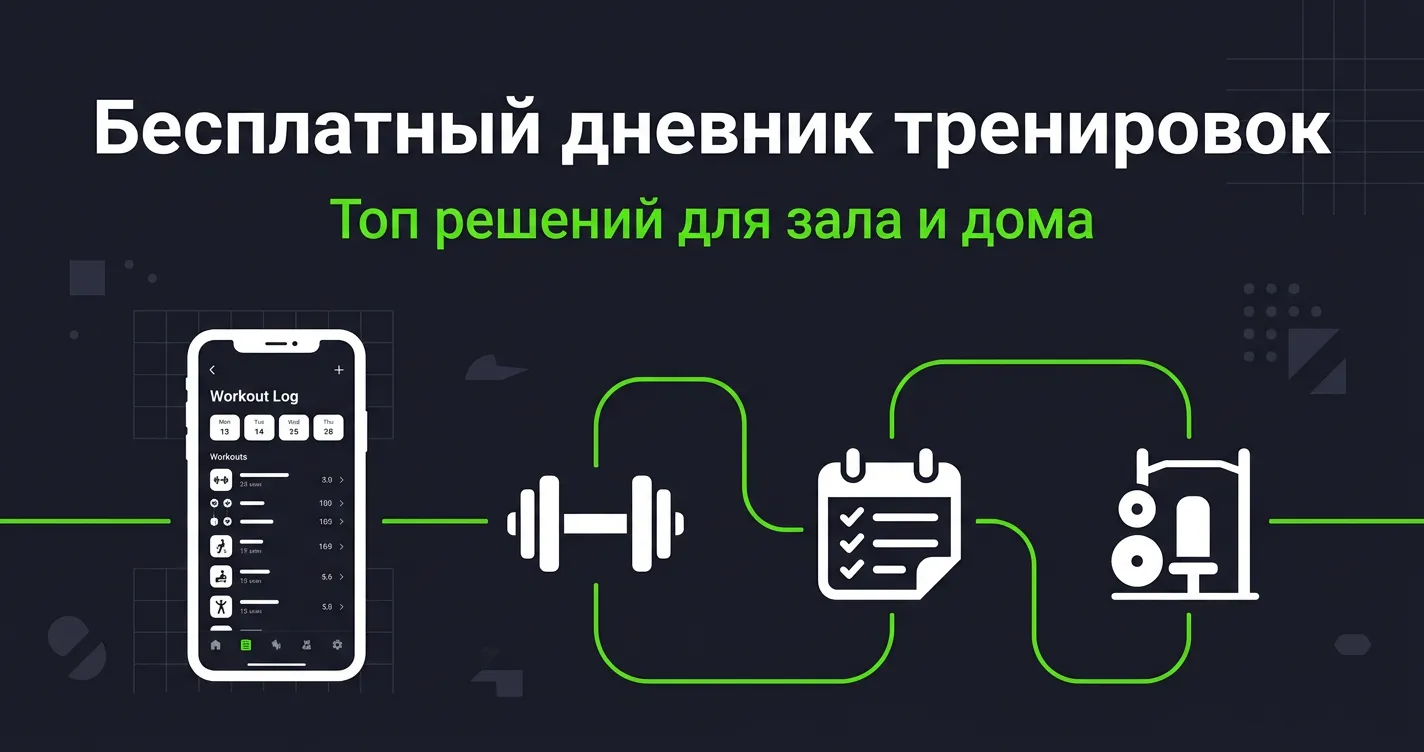 Бесплатный дневник тренировок: топ решений для зала и дома