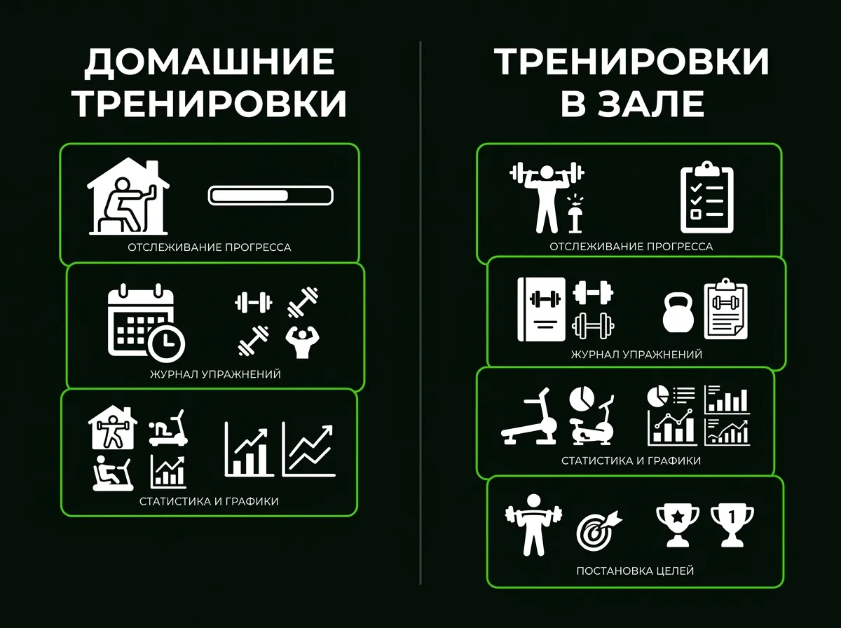 Бесплатный дневник тренировок: топ решений для зала и дома