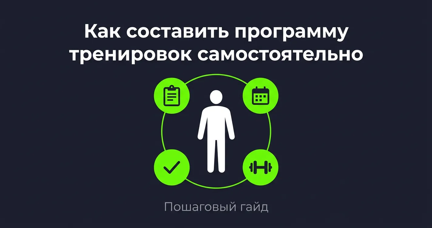 Как составить программу тренировок самостоятельно: пошаговый гайд