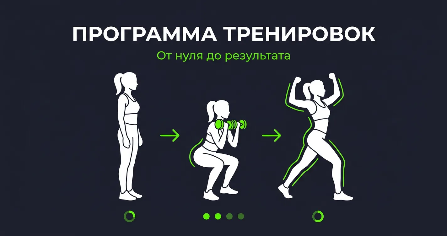 Программа тренировок для девушек в зале — с нуля до результата