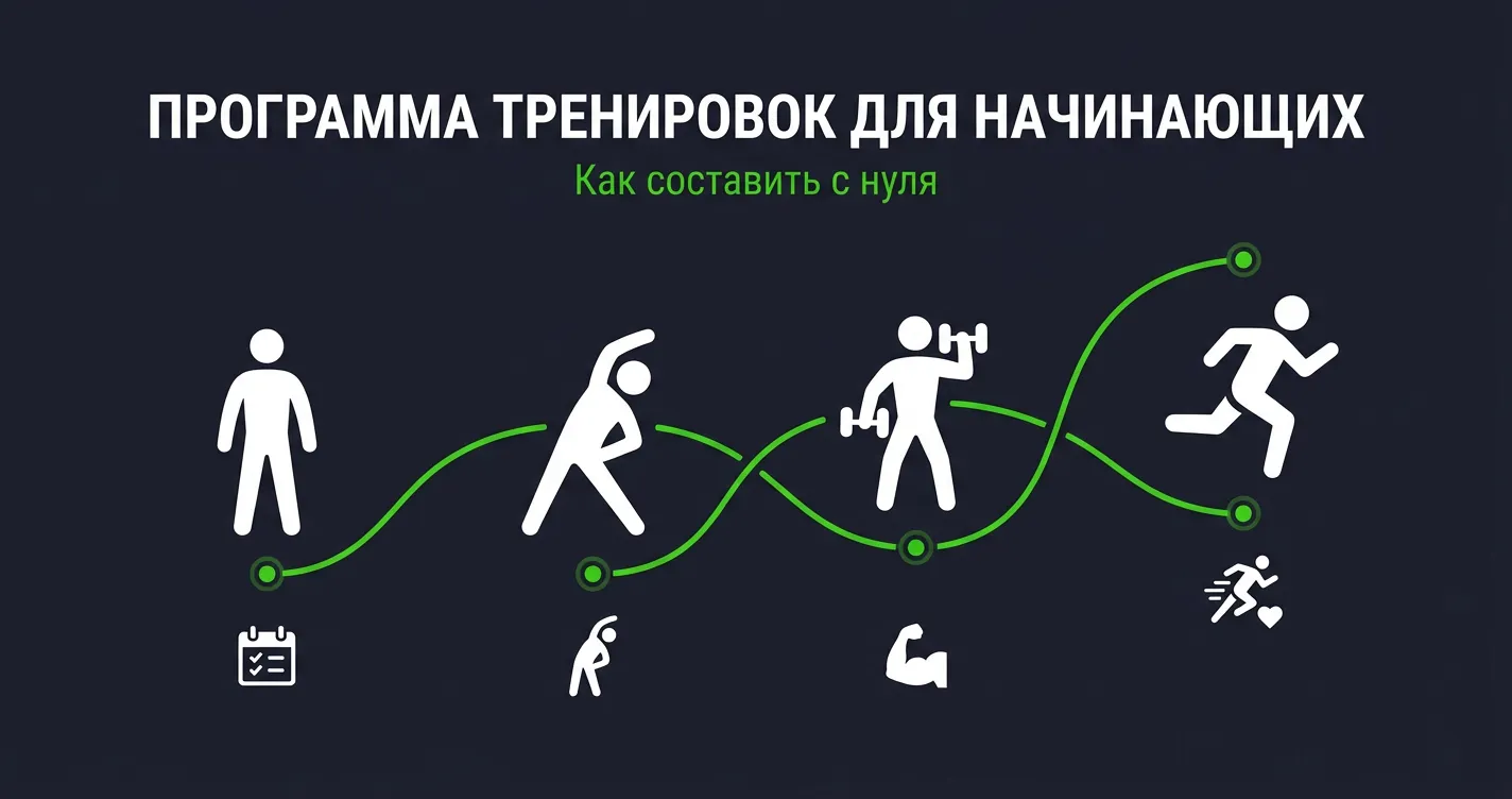 Программа тренировок для начинающих: как составить с нуля