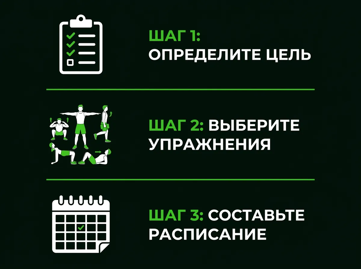 Программа тренировок для начинающих: как составить с нуля