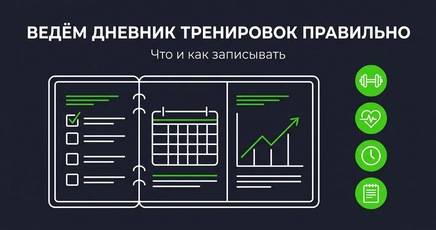 Ведём дневник тренировок правильно: что и как записывать